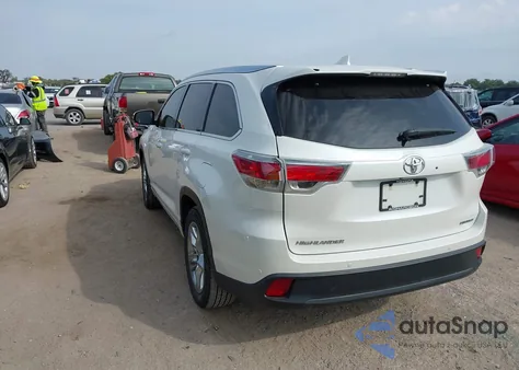 2015 Toyota Highlander Limited V6 z USA, uszkodzony, nr VIN 5TDYKRFH6FS059459
